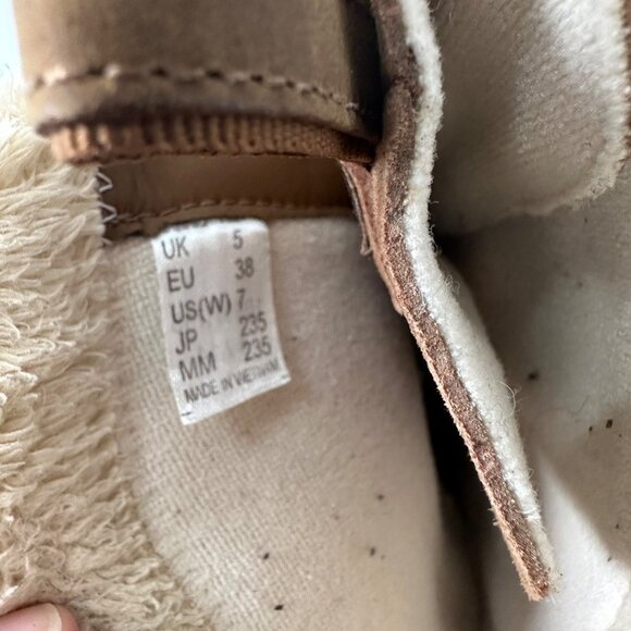 Helly Hansen Brown Leather Insulated Winter Boots Womens EU 38 US 7 Faux Fur Lin - Picture 16 of 16